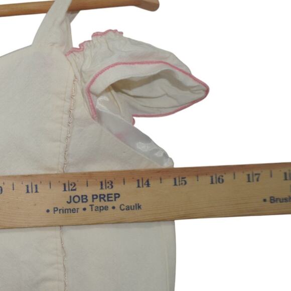 Vintage Disney Princess Aurora Dress – Sleeping Beauty Embroidered Cream 8/10 - Picture 8 of 10